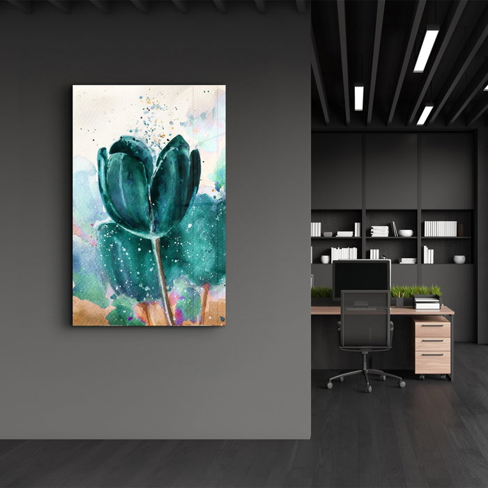 Wallity CAM-4067 Pintura Decorativa de Vidrio Templado Impresión UV 46 x 72 cm